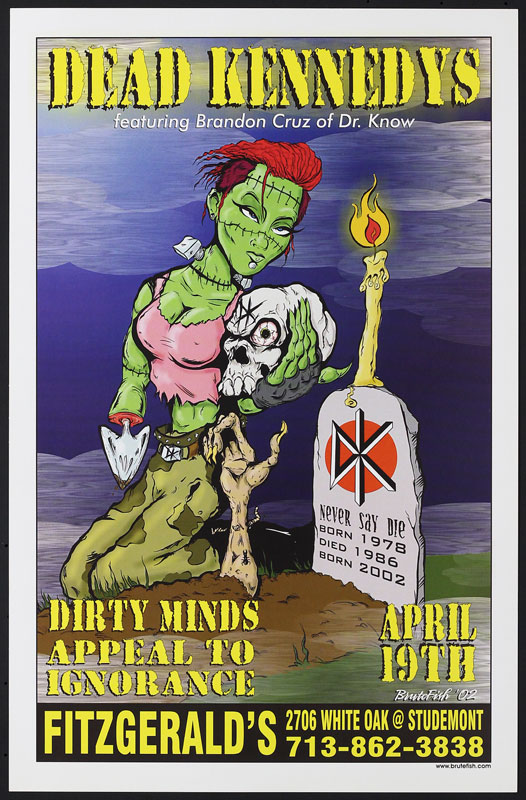 Brutefish Dead Kennedys Poster