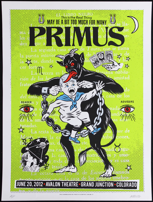 Morning Breath Primus at Avalon Theatre - Grand Junction CO Poster