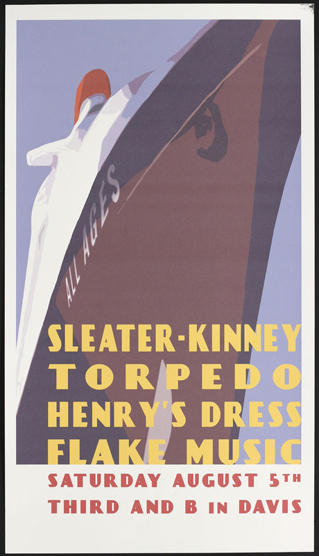 Dave Bergman Sleater-Kinney Poster