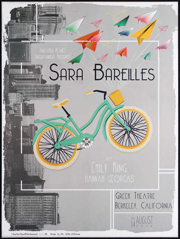 Ch Saitta-Zelterman Sara Bareilles Poster