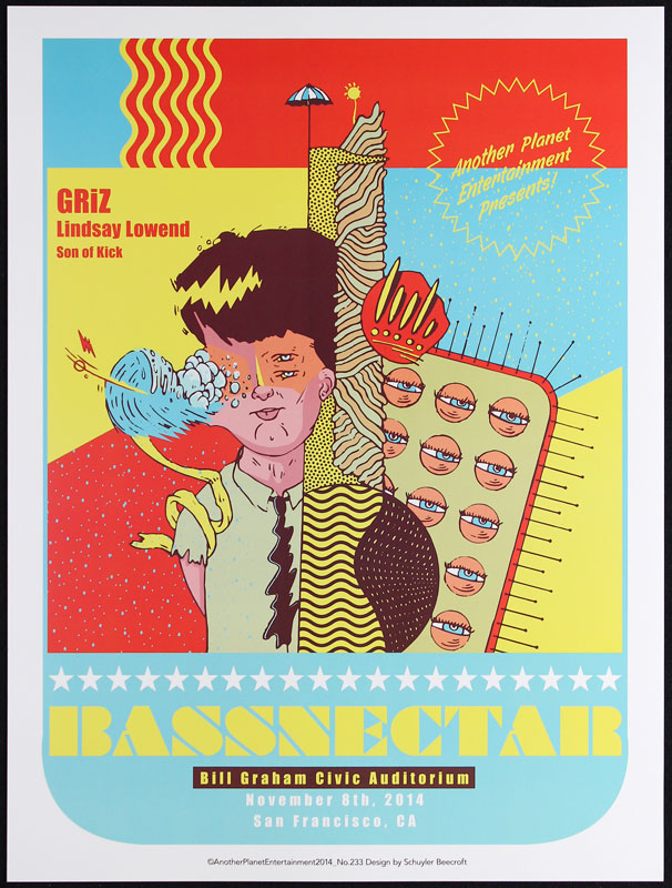 Schuyler Beecroft Bassnectar Poster