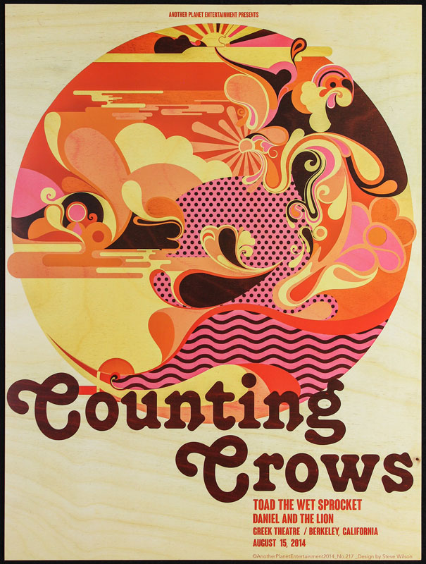 Steve Wilson Counting Crows Poster