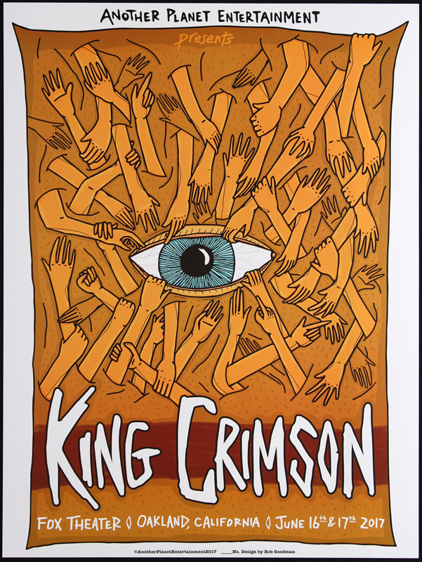 Rob Goodman King Crimson Poster