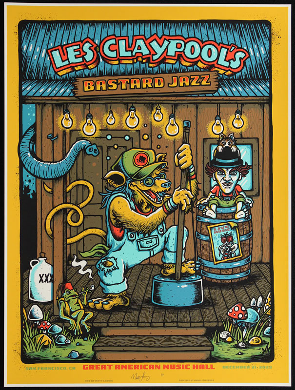 Matt Leunig Les Claypool's Bastard Jazz Poster