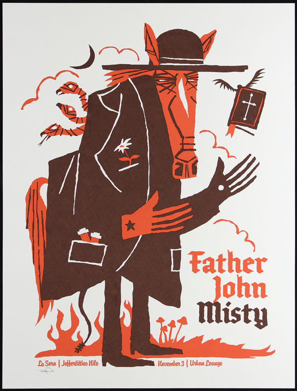 Furturtle (Travis Bone) Father John Misty Poster