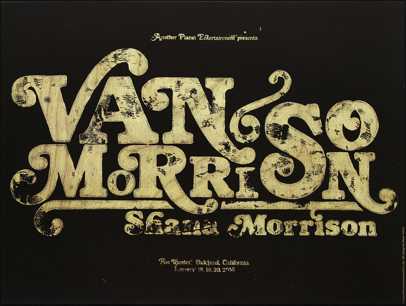 Steven Wilson Van Morrison Poster