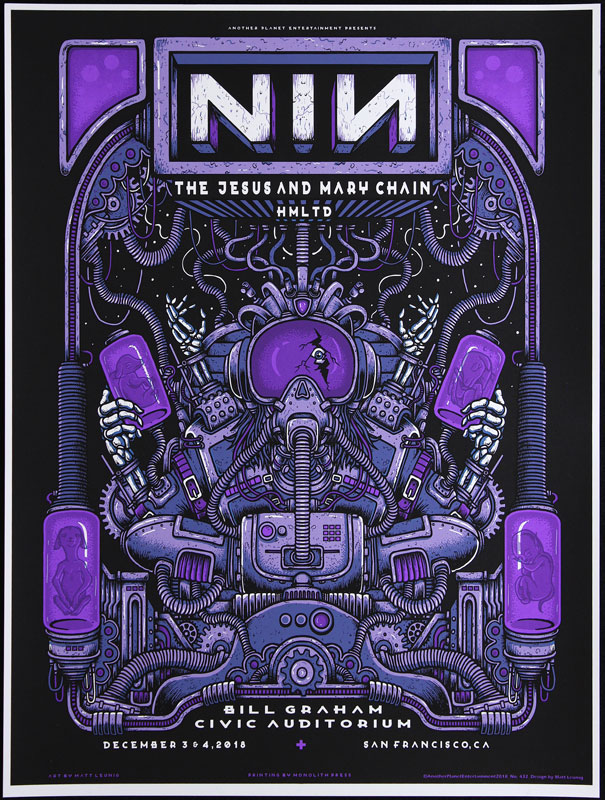 Matt Leunig Nine Inch Nails Poster