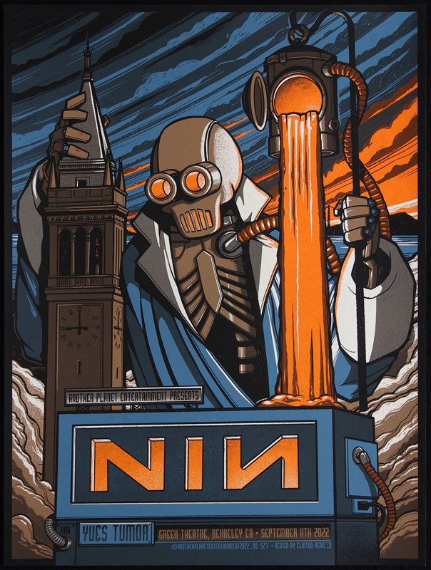 Clinton Reno Nine Inch Nails Poster