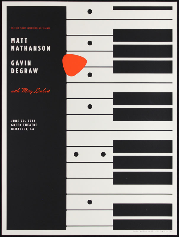 Jason Munn Matt Nathanson and Gavin DeGraw Poster