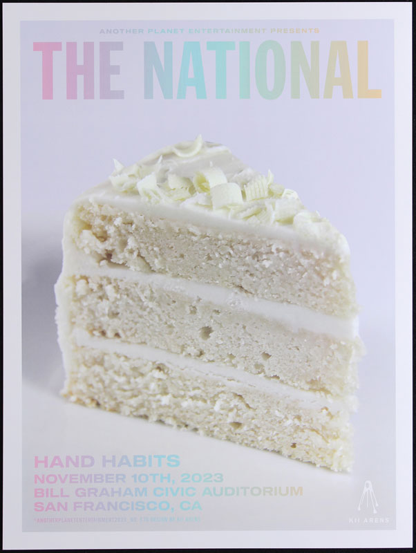 Kii Arens The National Poster