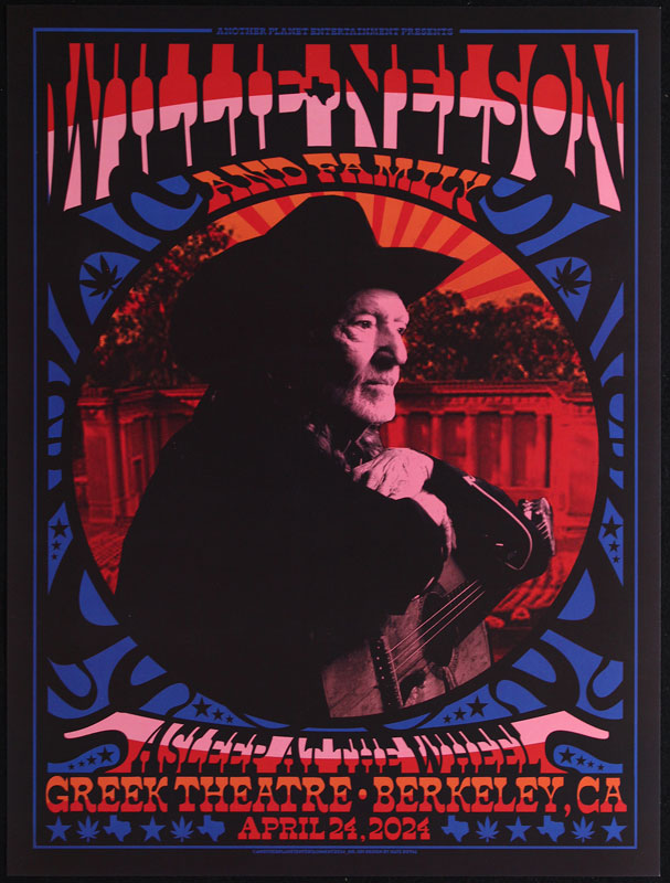 Nate Duval Willie Nelson and Family Poster