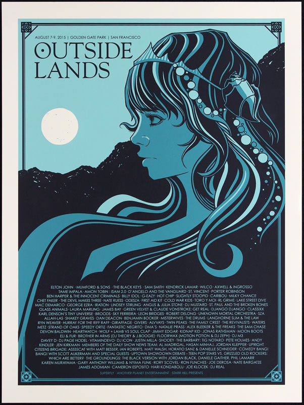 Outside Lands 2015 Poster