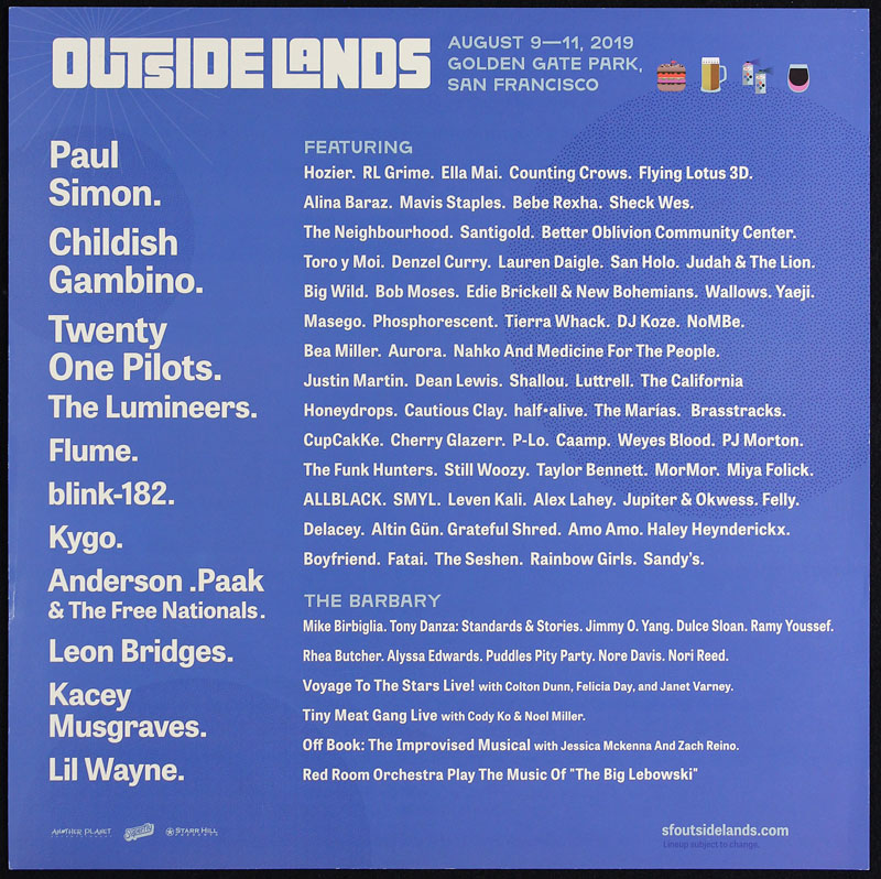 Outside Lands Poster