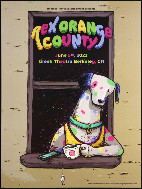 Conor Buckley Rex Orange County Poster