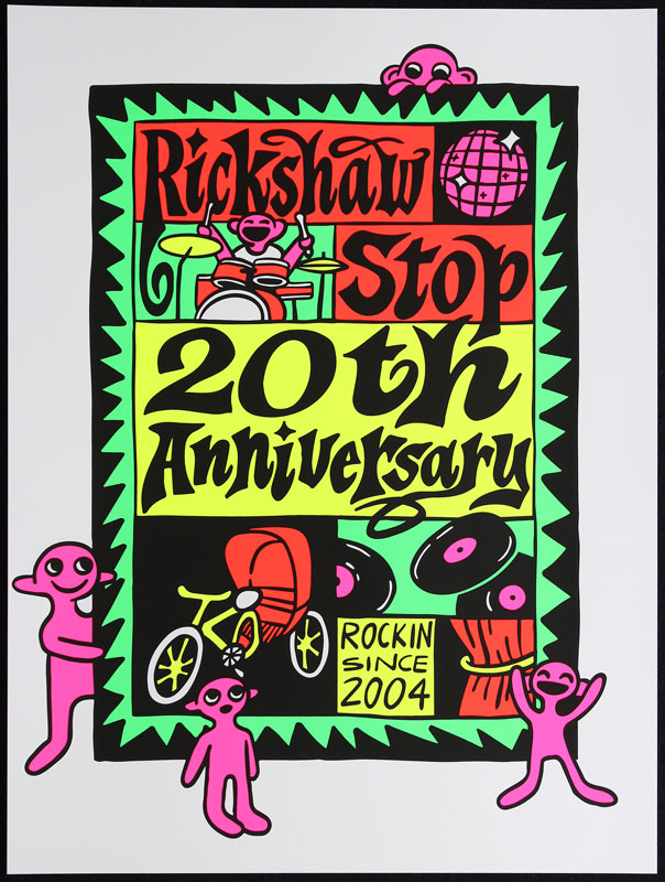 Rickshaw Stop 20th Anniversary Poster