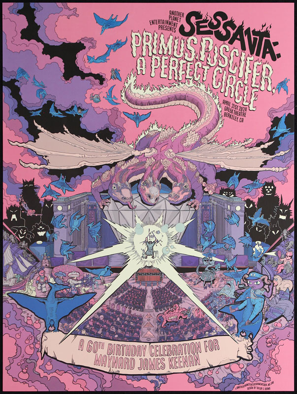 Taylor C Adams Primus - Puscifer - A Perfect Circle Poster