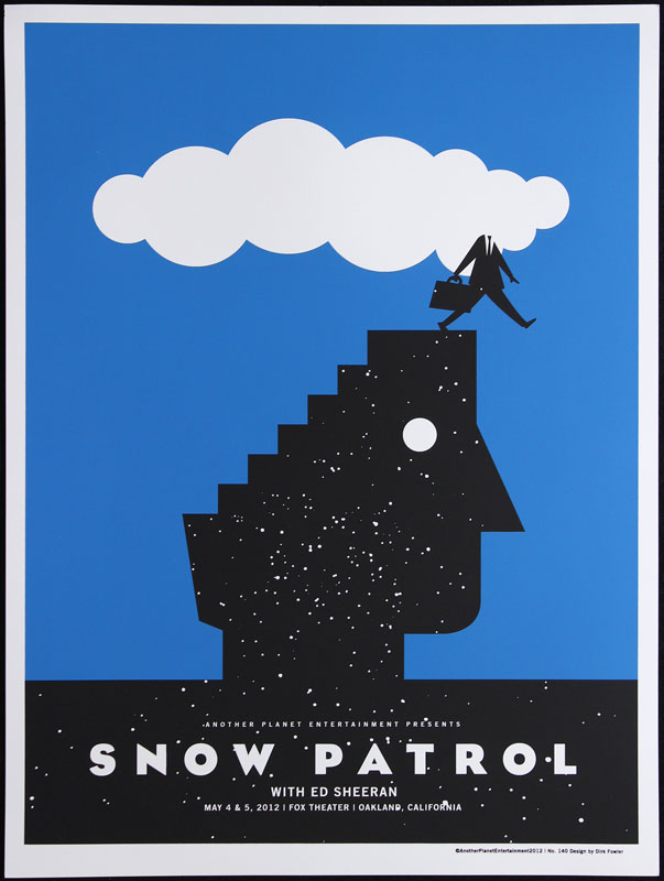 Dirk Fowler Snow Patrol - Ed Sheeran Poster