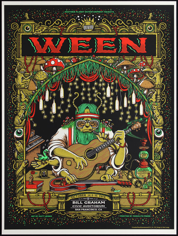 Matt Leunig Ween Poster