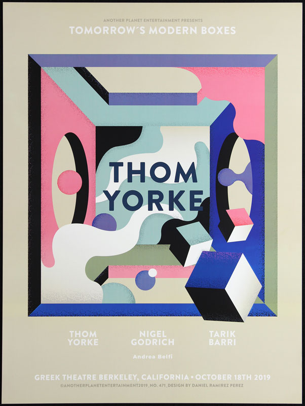 Daniel Ramirez Perez Thom Yorke (of Radiohead) Poster