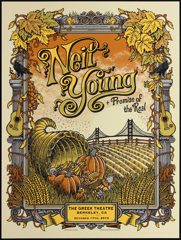 Matt Leunig Neil Young Poster