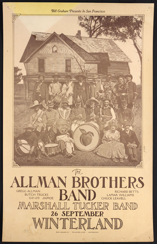 David Singer The Allman Brothers Band Poster