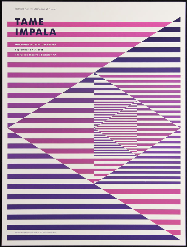 Jason Munn Tame Impala Poster