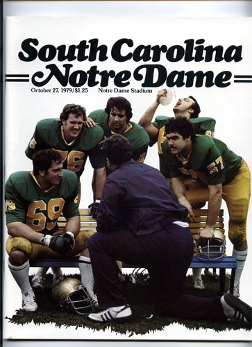 1979 Notre Dame vs South Carolina College Football Program