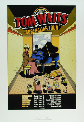 Tom Waits Poster