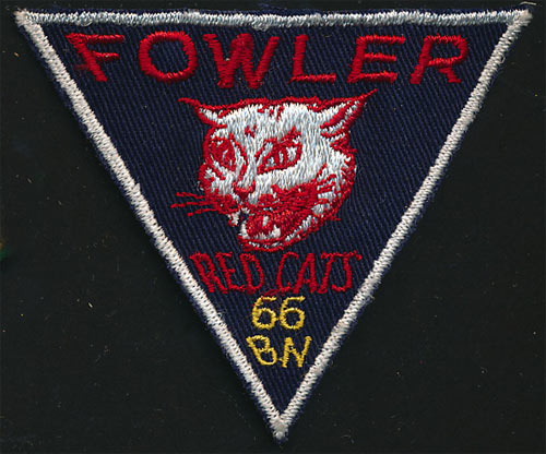 Fowler Red Cats BN 1966 Patch