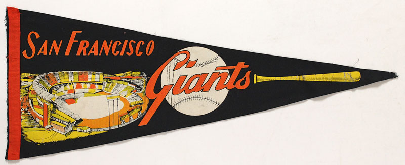  San Francisco Giants Heritage History Banner Pennant : Sports  & Outdoors