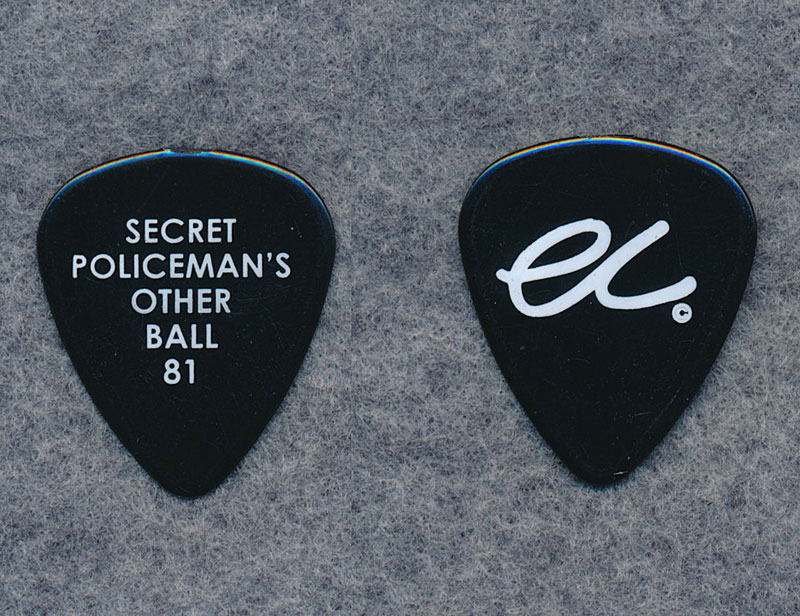 Eric Clapton - Secret Policeman's Other Ball 81 Guitar Pick