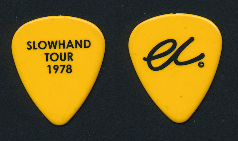 Eric Clapton - Slowhand Tour 1978 Guitar Pick