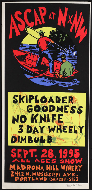 Steve Walters (Screwball Press) Skiploader Poster