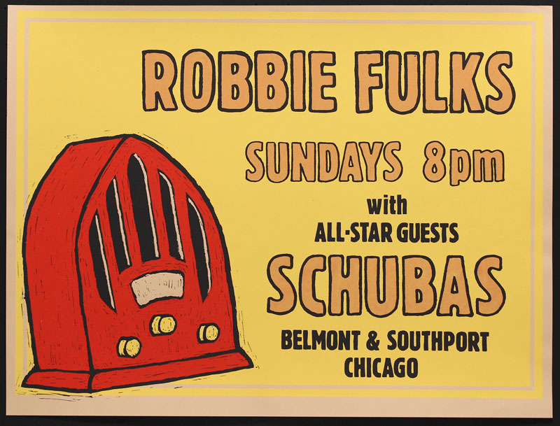 Steve Walters (Screwball Press) Robbie Fulks Poster