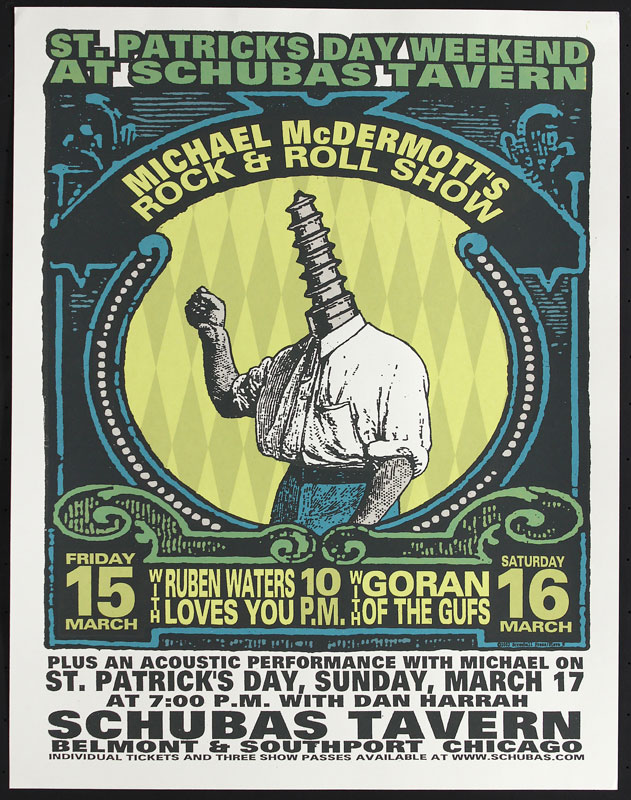 Steve Walters (Screwball Press) Michael McDermott Poster