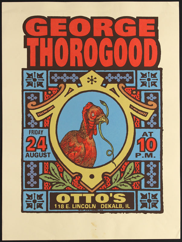 Steve Walters (Screwball Press) George Thorogood Poster