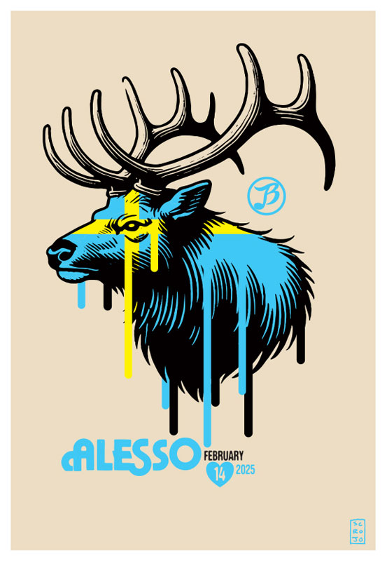 Scrojo Alesso Poster