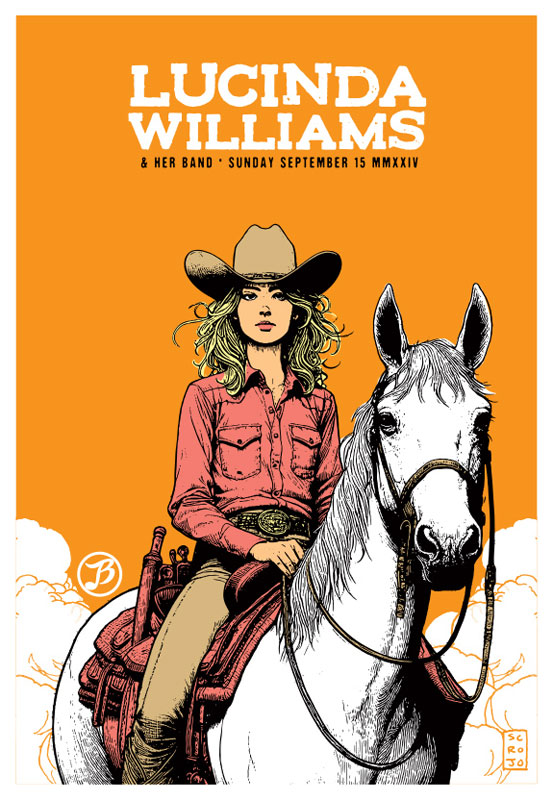 Scrojo Lucinda Williams Poster