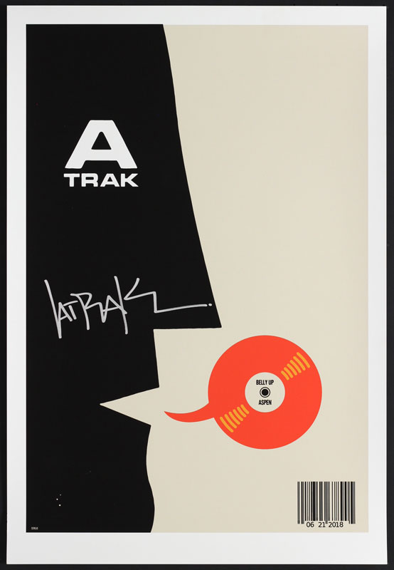 Scrojo A-Trak Autographed Poster