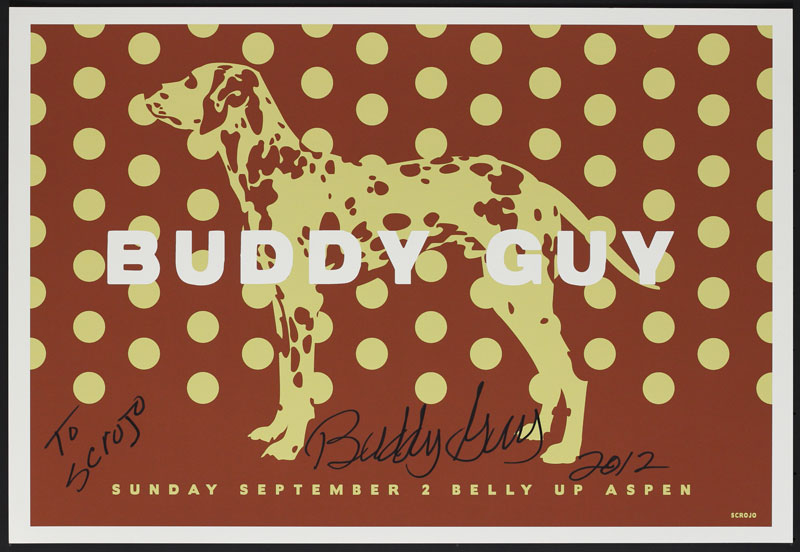 Scrojo Buddy Guy Autographed Poster