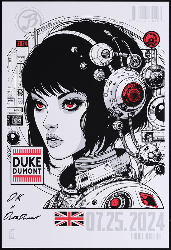 Scrojo Duke Dumont Autographed Poster