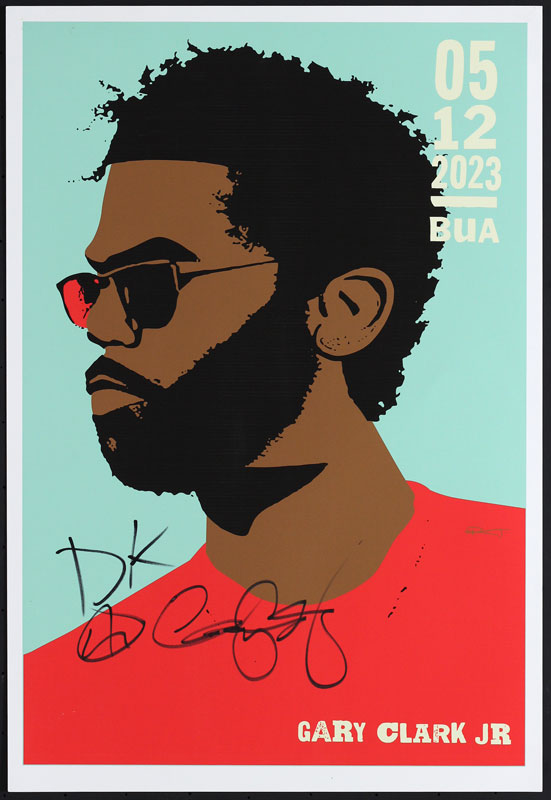 Scrojo Gary Clark Jr. Autographed Poster