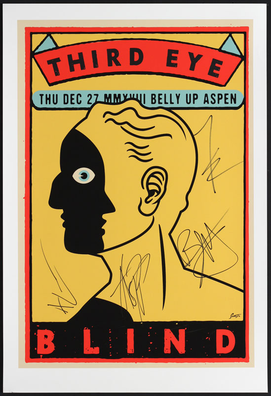 Scrojo Third Eye Blind Autographed Poster