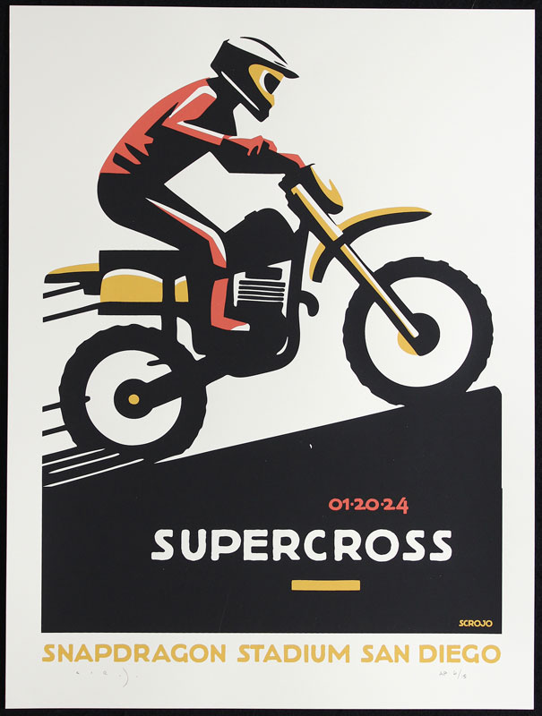 Scrojo Supercross Championship 2024 Poster