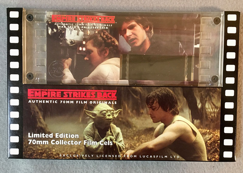 Star Wars Limited Edition 70mm Collector Film Cels Empire Strikes Back Star Wars Film Cel