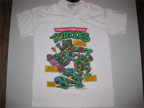 Teenage Mutant Ninja Turtles TMNT Masters Original Vintage T-Shirt