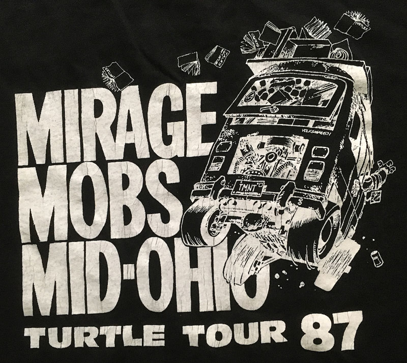 The first design to ever officially be used on a t-shirt, 1986 : r/TMNT