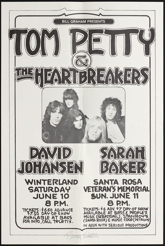 Randy Tuten Tom Petty and the Heartbreakers Poster