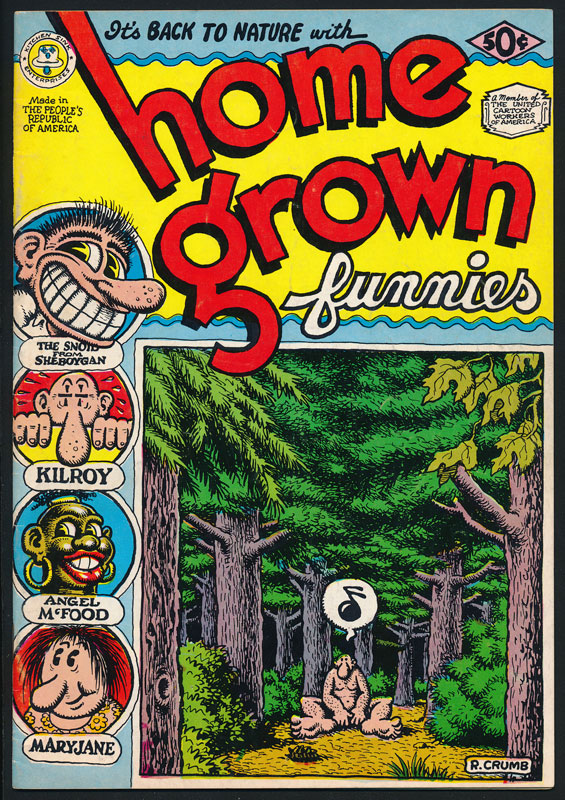 Home Grown Funnies Underground Comic