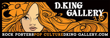 D.King Gallery Rock Posters Pop Culture Banner